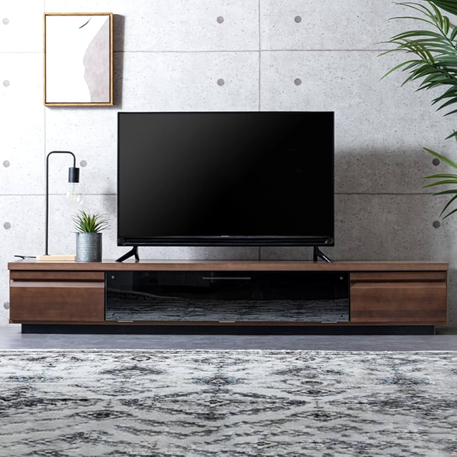 Amazon｜タンスのゲン テレビ台 幅180cm 55型対応 完成品 国産